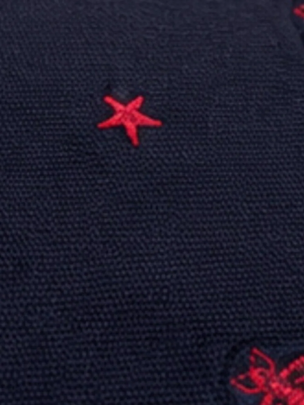 Gucci Men's Black Polo with Red Bee Embroidery - size small